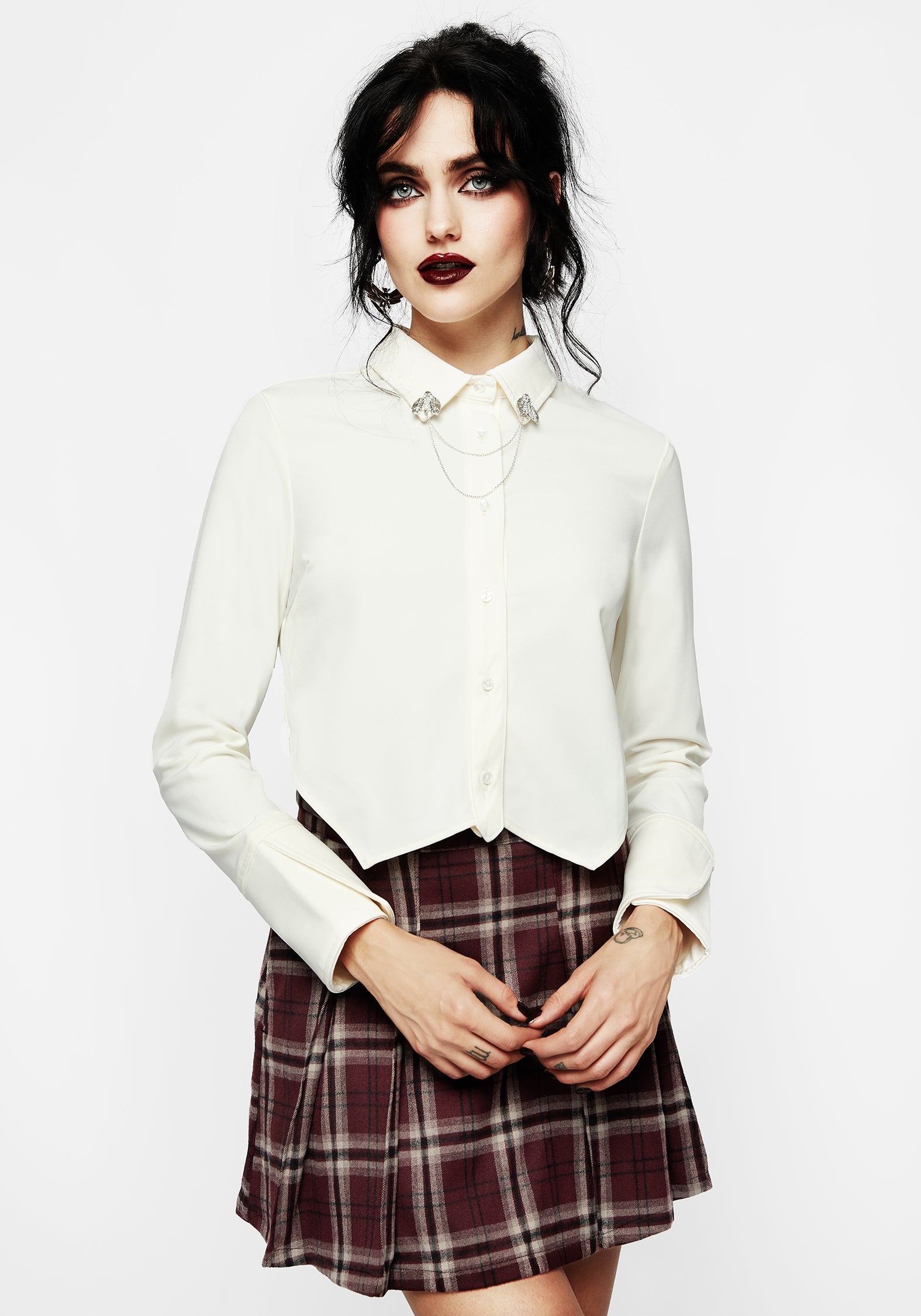 AW24M489MORTMOTHCHAINCOLLAREDCROPSHIRT11610