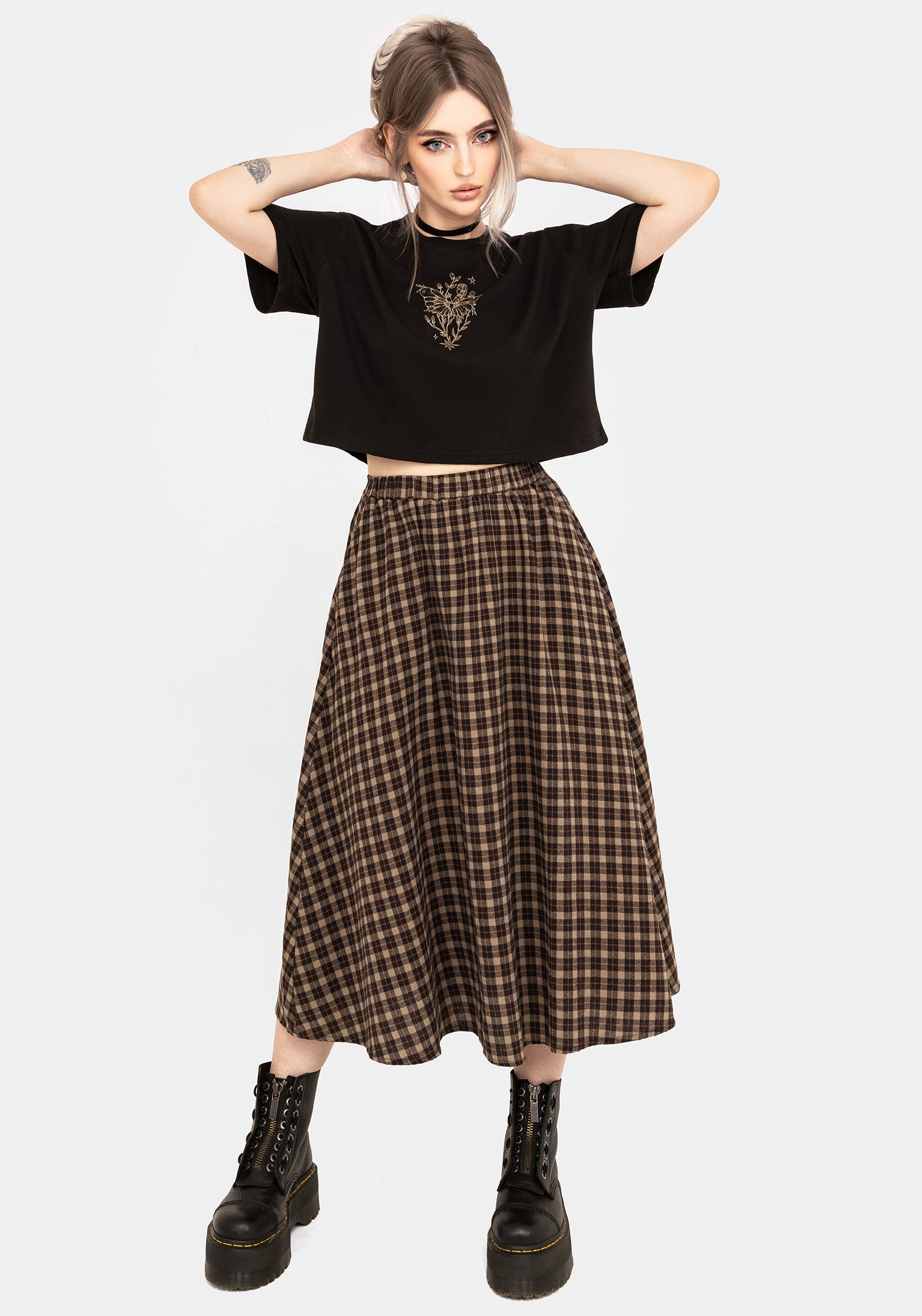BT1924_TERRACOTTONCHECKMIDISKIRT-BROWN_003_4025324f-1357-4e73-978f-d0c93f9944a2