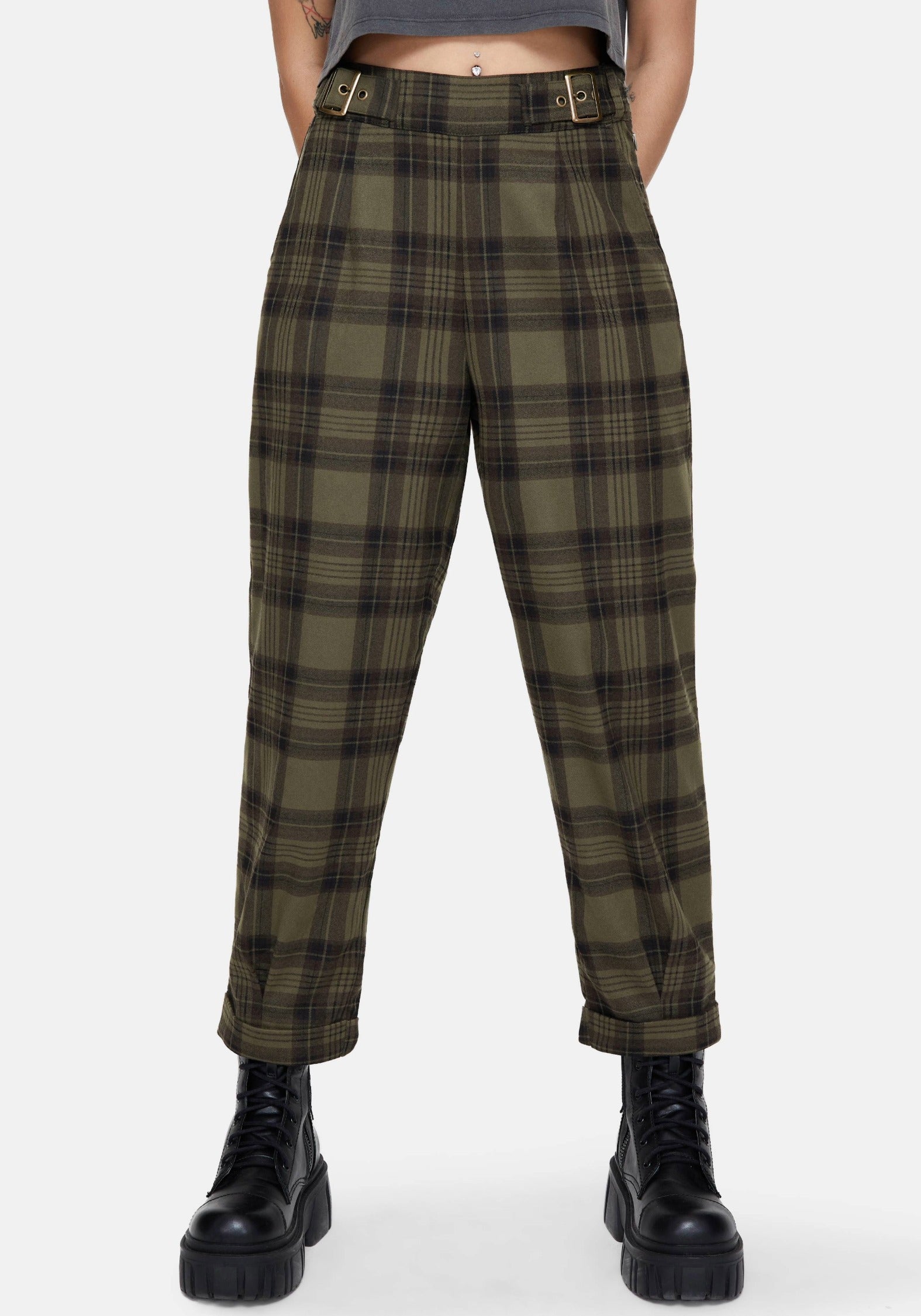 BT1982_DALIBUCKLEDETAILCHECKBALLOONTROUSER_1CROP