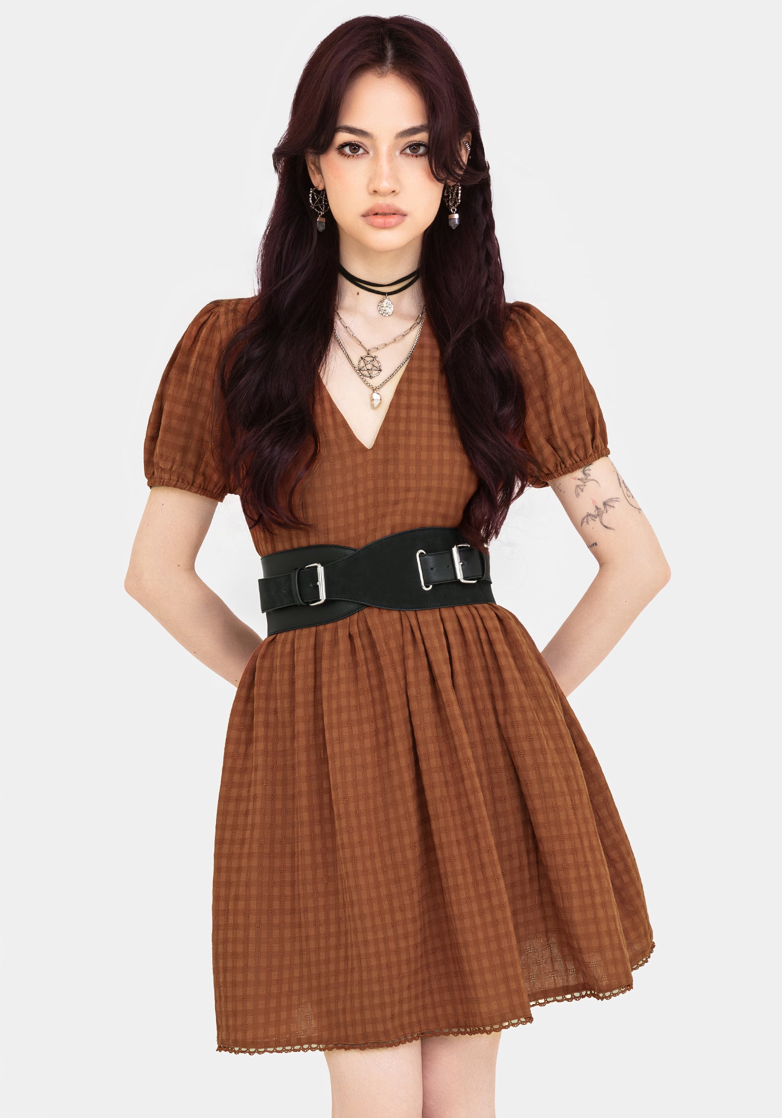 DR1853_SOLEILCOTTONBLENDCHECKMINIDRESS_010_04f79e10-cf9a-420b-b3a9-3b15152b6311