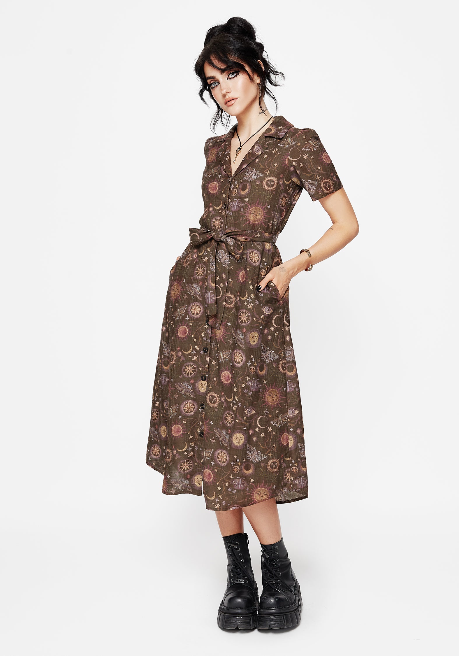 DR2678_RHEACOTTONBLENDMOTHANDMOONPRINTMIDISHIRTDRESS5310