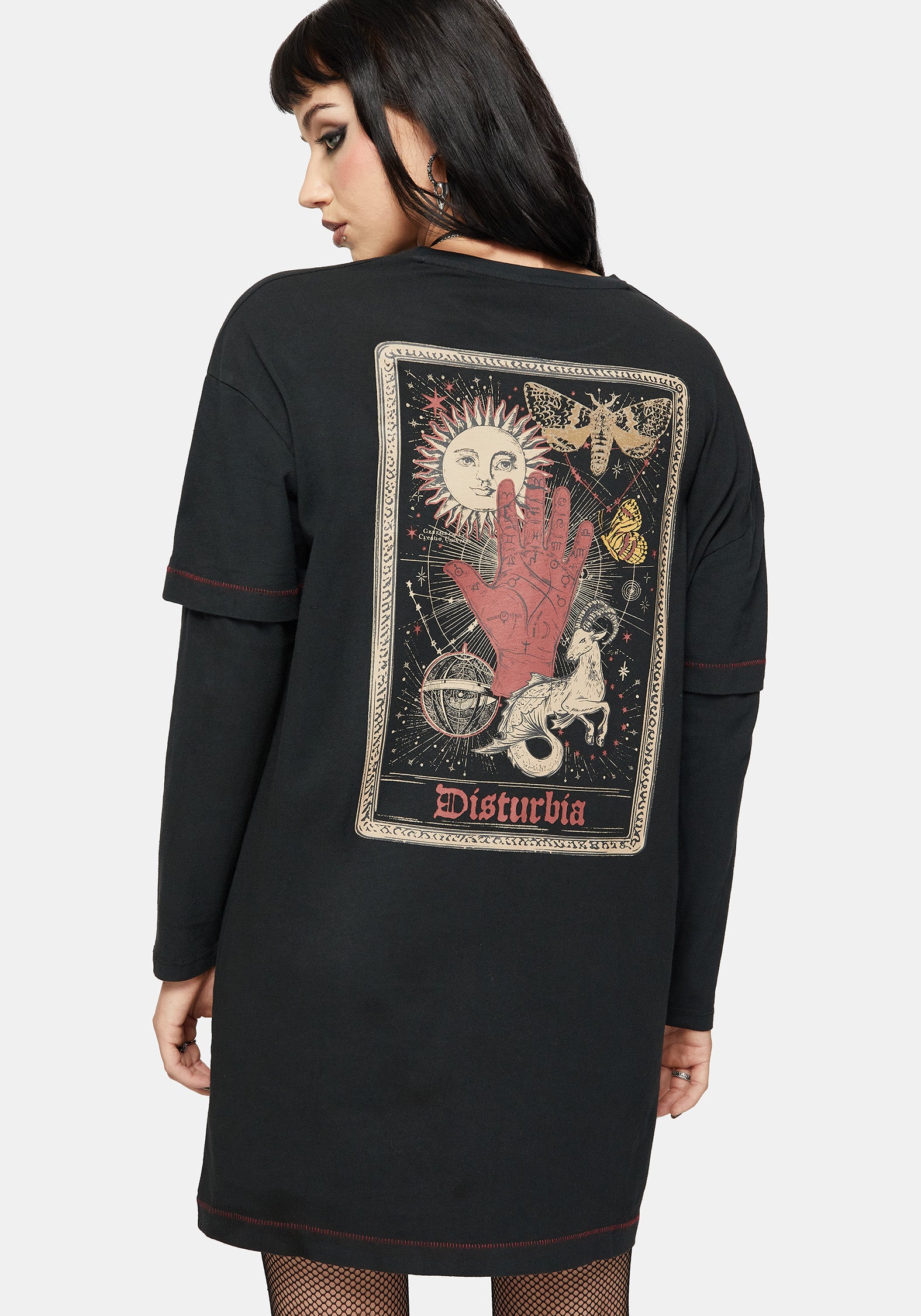 DR3721_TAROTRAMGRAPHICLONGSLEEVETEEDRESS_1