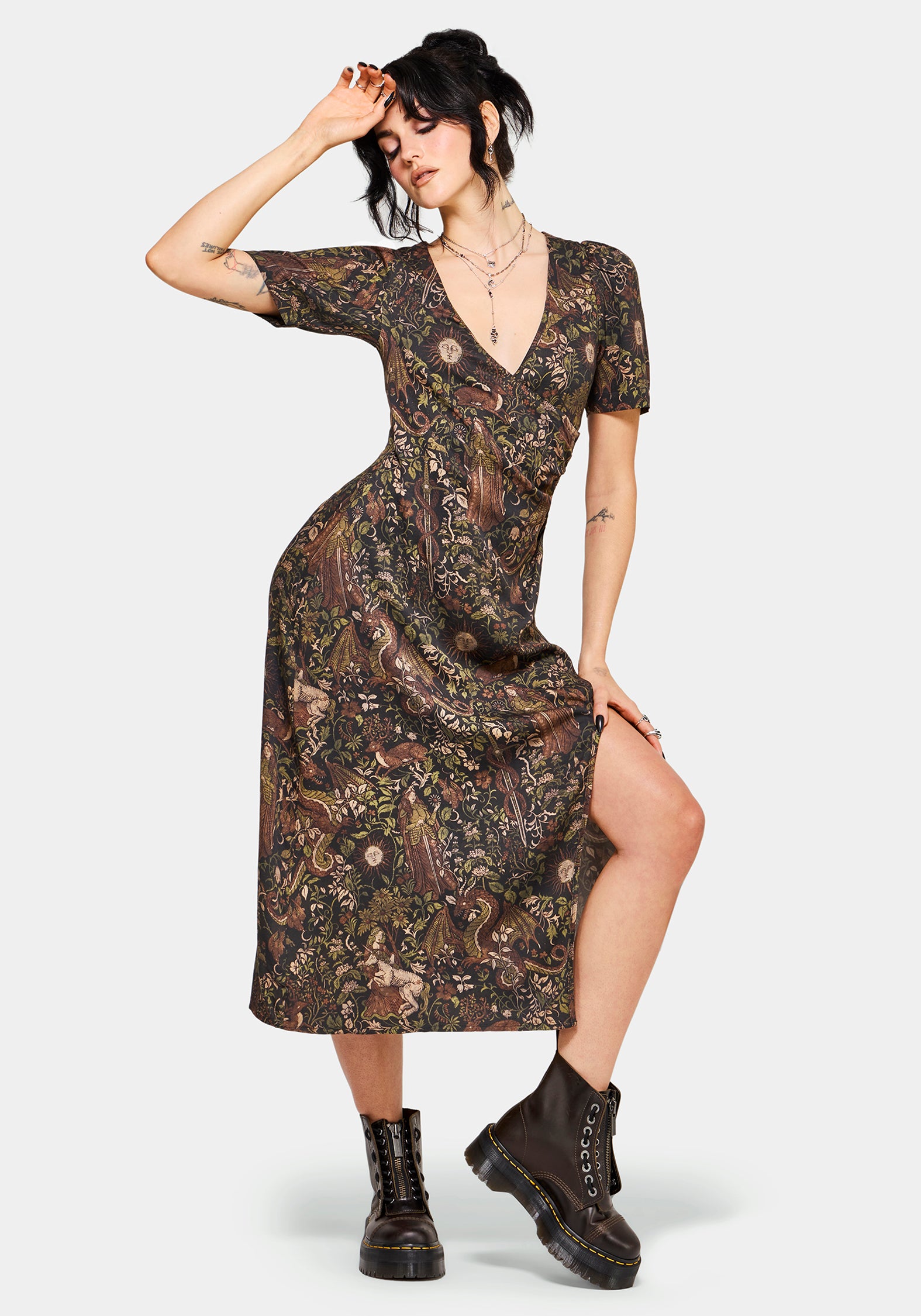 DR5153_HAUNTMEDIVALPRINTWRAPMIDISHIRTDRESS_1