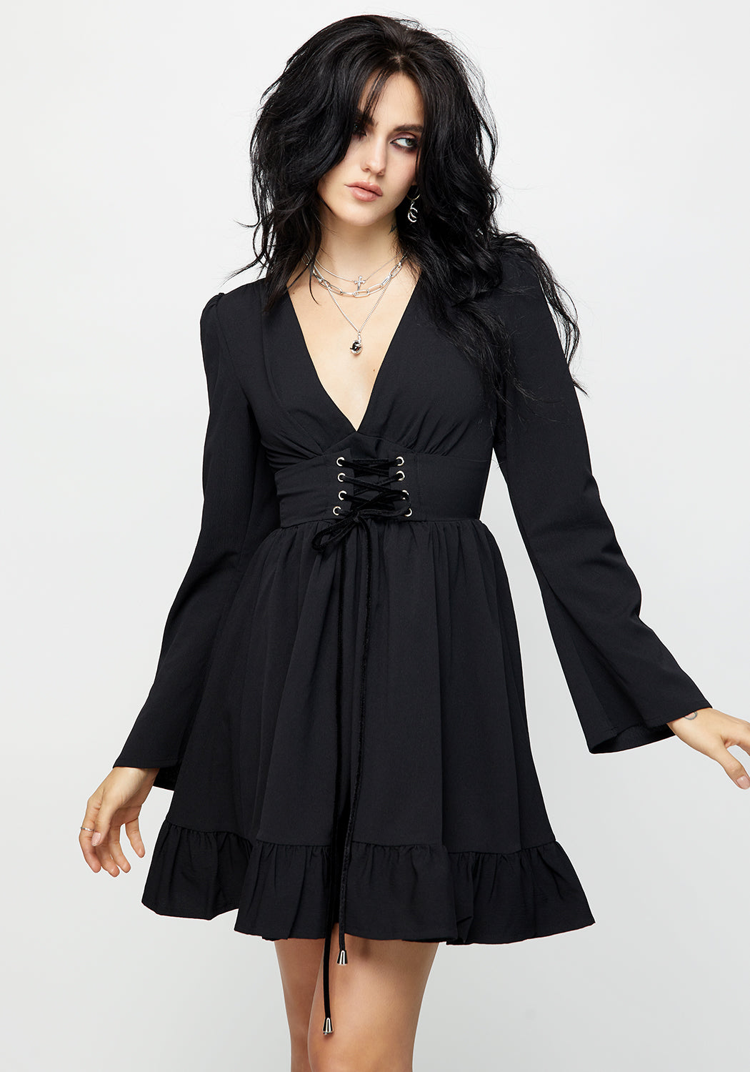 SS23CL89_AuraLaceUpMiniDress9575