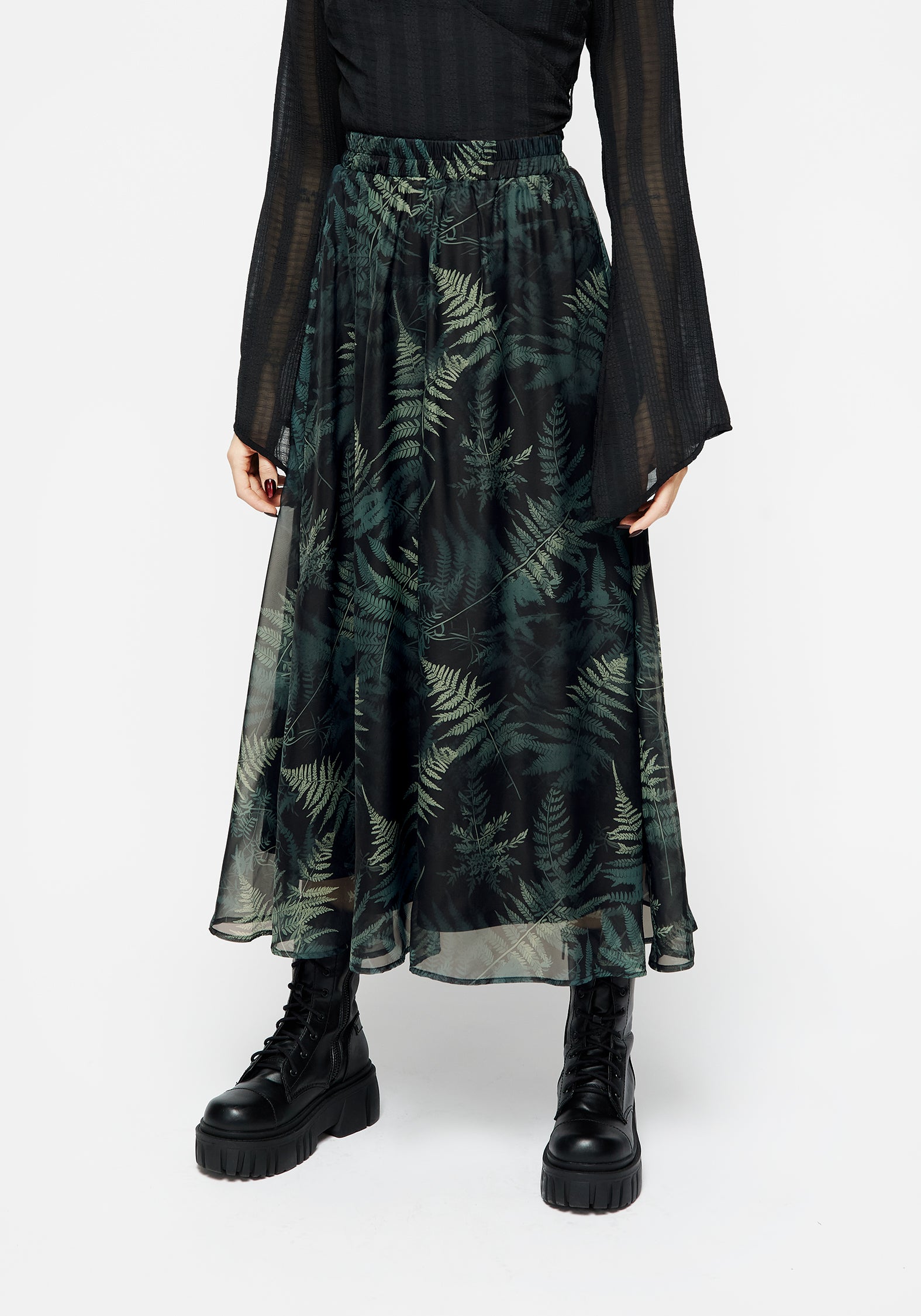 SS24YG163FERNERYCHIFFONHANDKERCHIEFMIDAXISKIRT5828