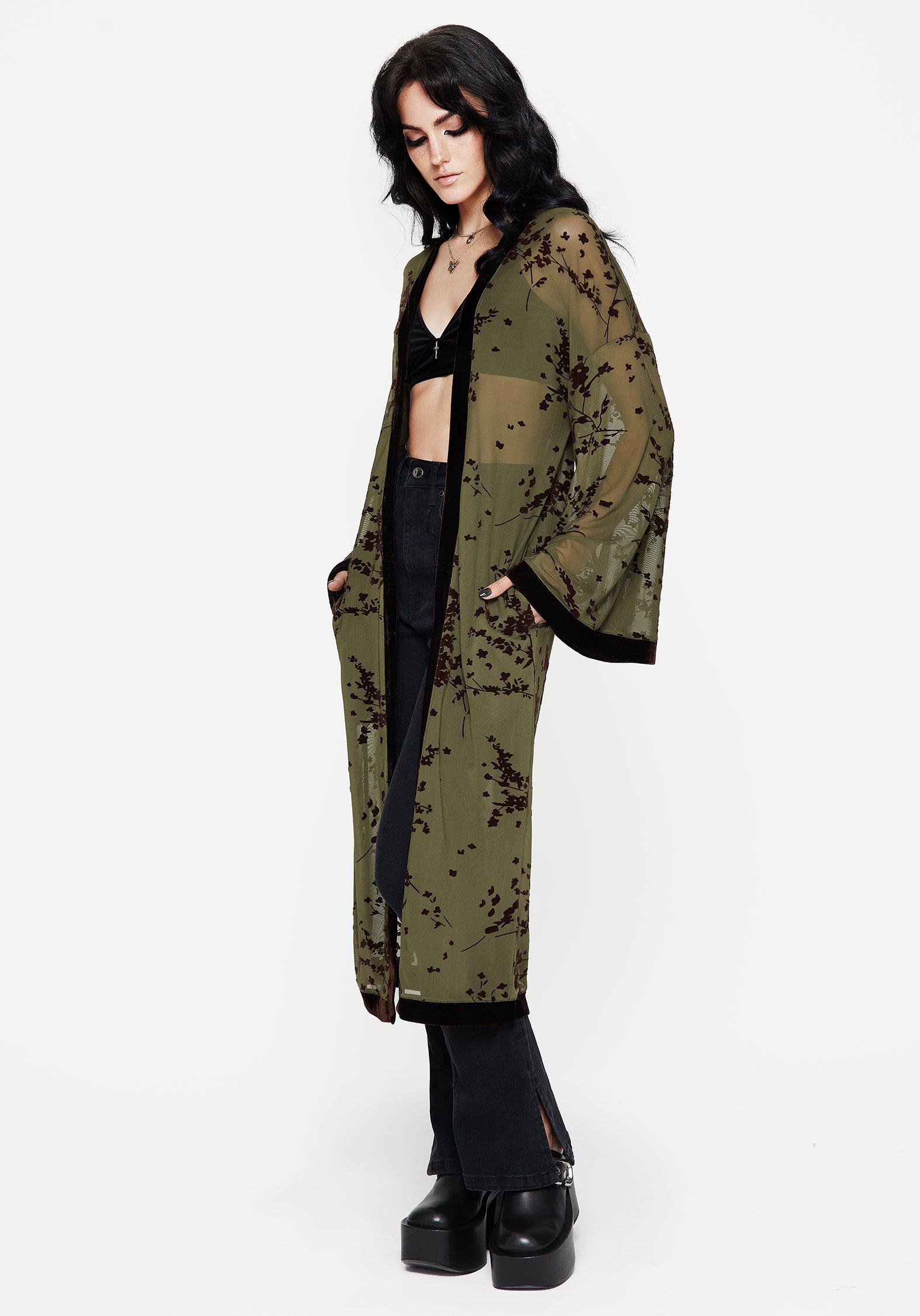 TO2536_JAELFLOCKEDLONGLINEMESHKIMONO7393