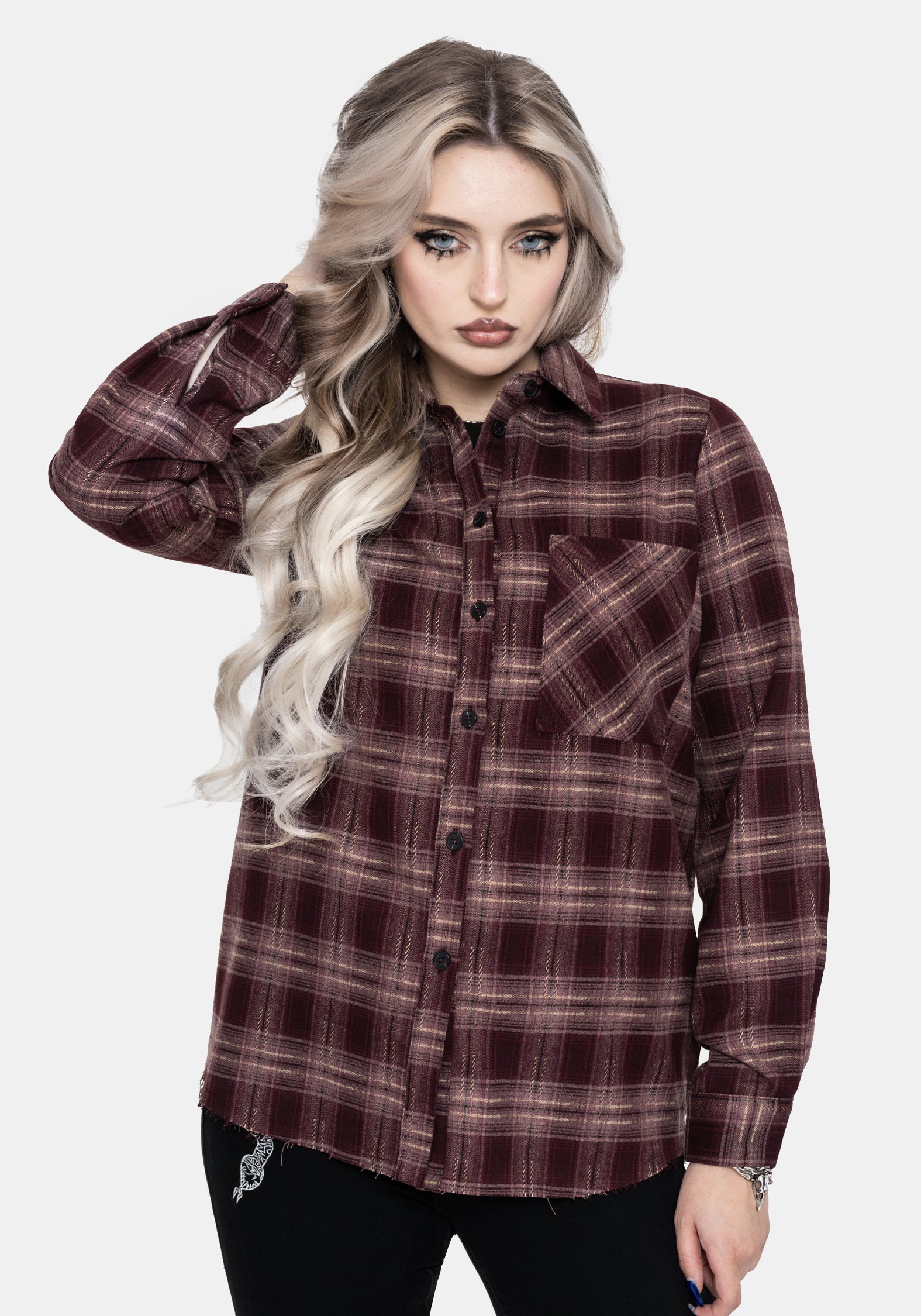 TO2657_WRENBURGUNDYCHECKOVERSIZEDSHIRT_6