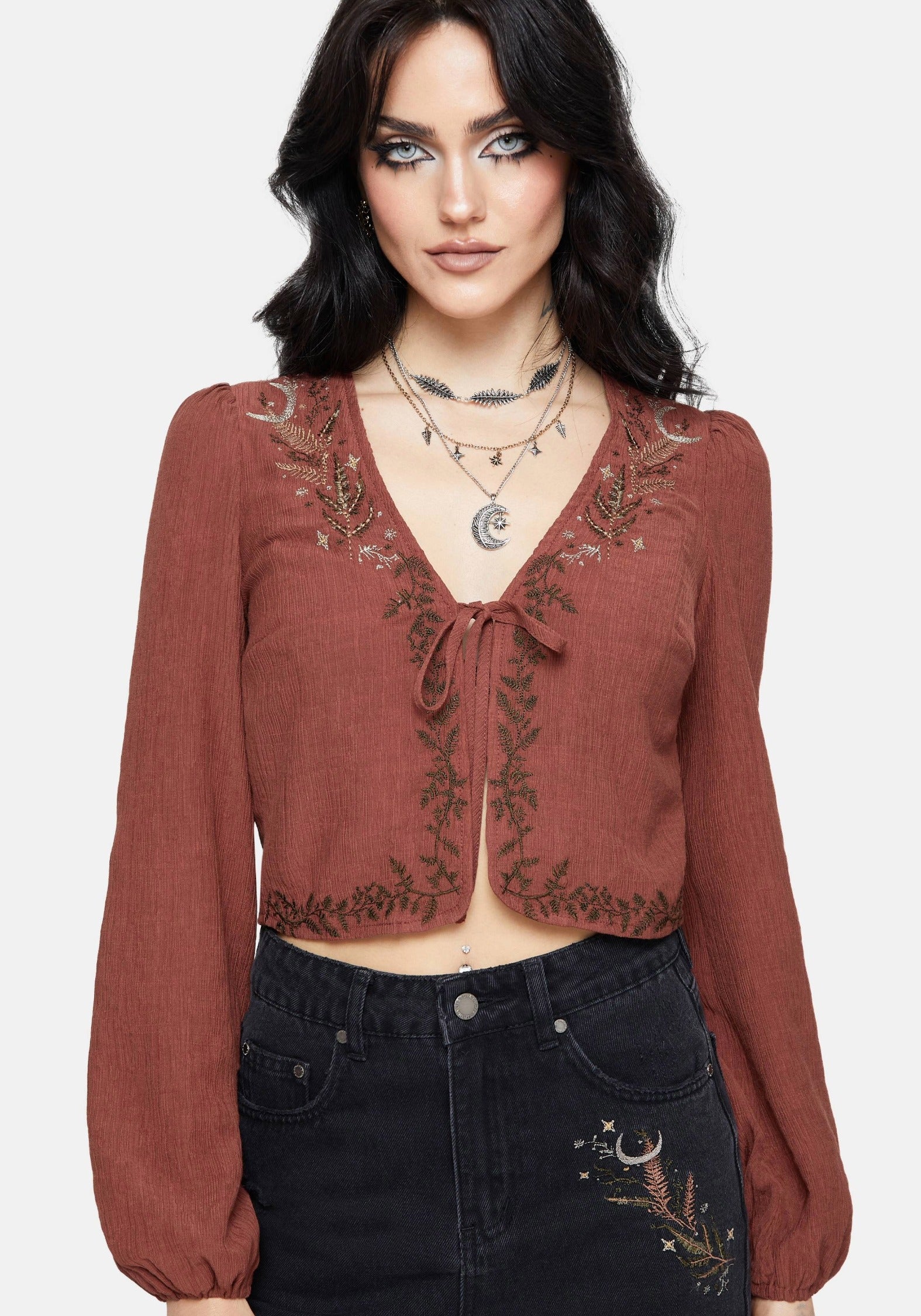 TO3379_ABELLONAEMBROIDEREDRUSTTIEFRONTBLOUSE_1crop